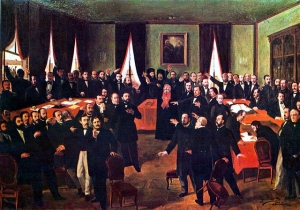 Costache Negri - prezent în Comitetul Unirii de la Iaşi - 24 ianuarie 1859